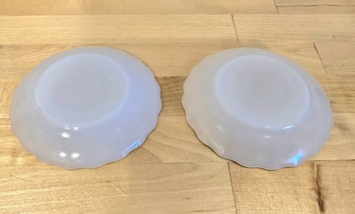 2er Set Fire King Weiß Muschel Demitasse Untertassen - Bild 4 von 5