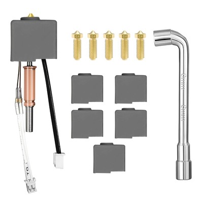 3D Printer Hotend Print Head Extruder Kit, Assembled Hot End Kit Replacement ...