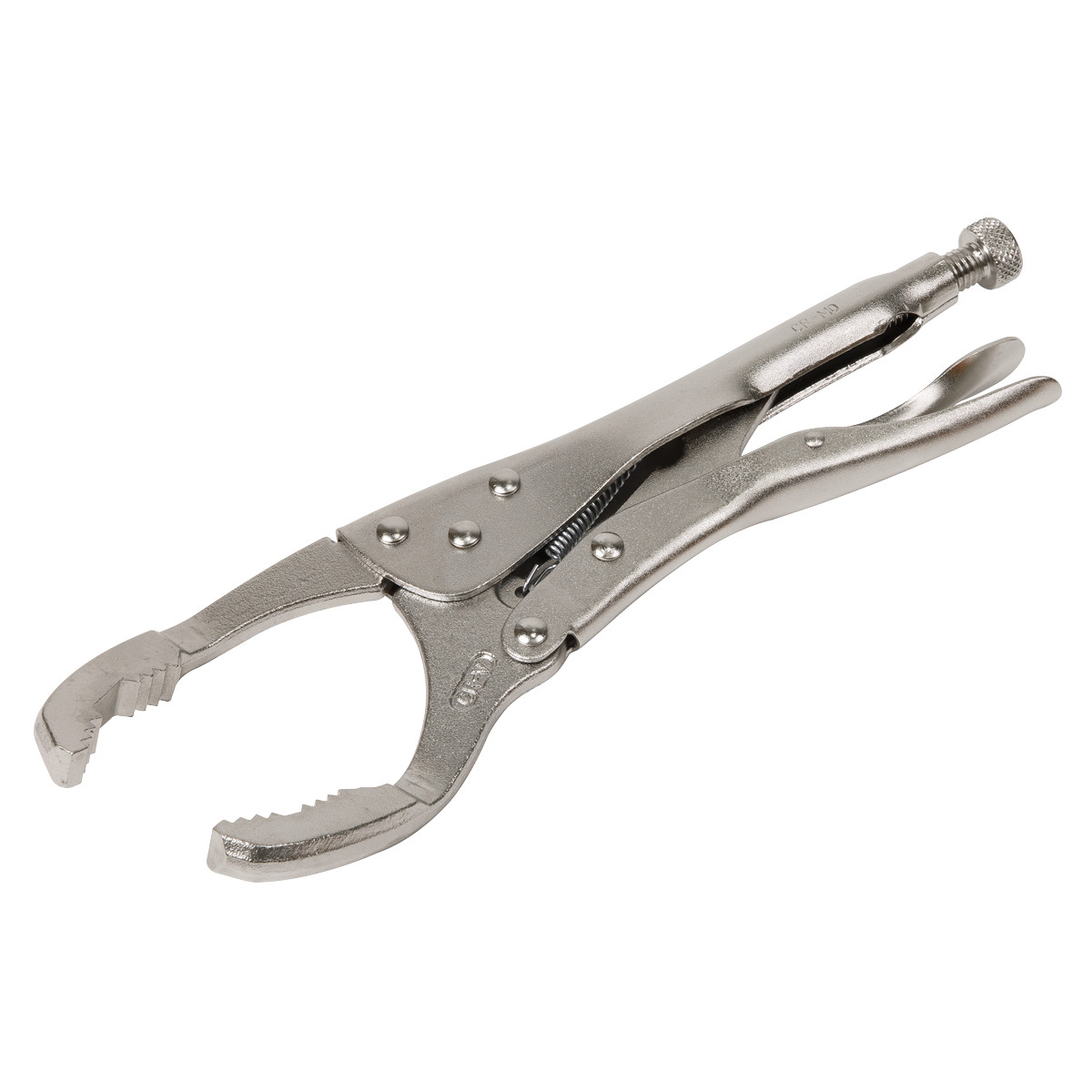 Sealey 45-130mm Oil Filter Locking Pliers - Angled AK6423