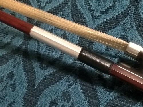 Big Thanks Promo! Brazilwood Cello Bow 3/4 #320 Oct Ebony lined Paris Eye Frog - Picture 5 of 12