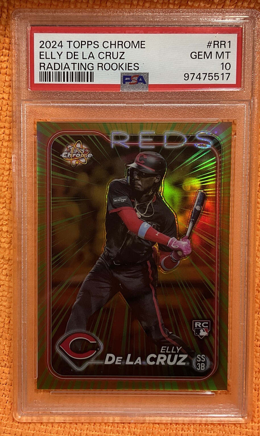 Elly De La Cruz 2024 Topps Chrome #RR-1 Radiating Rookies Price 
