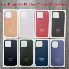 For iPhone 15 Pro Max 15 Plus 15 Pro Original Silicone Case Cover with MagSafe