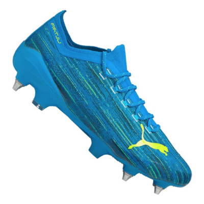 Puma ULTRA 1.2 MxSG Fußballstiefel/Brandneu in Verpackung/Nrgy blau-gelb Alarm/UVP £180