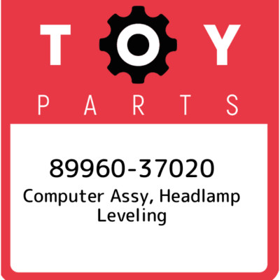89960-37020 Toyota Computer assy, headlamp leveling 8996037020, New Genuine OEM 
