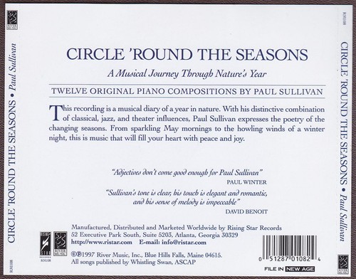 Paul Sullivan CD Circle 'Round the Seasons - River RM108 (Maine, 1997) - Foto 2 di 2