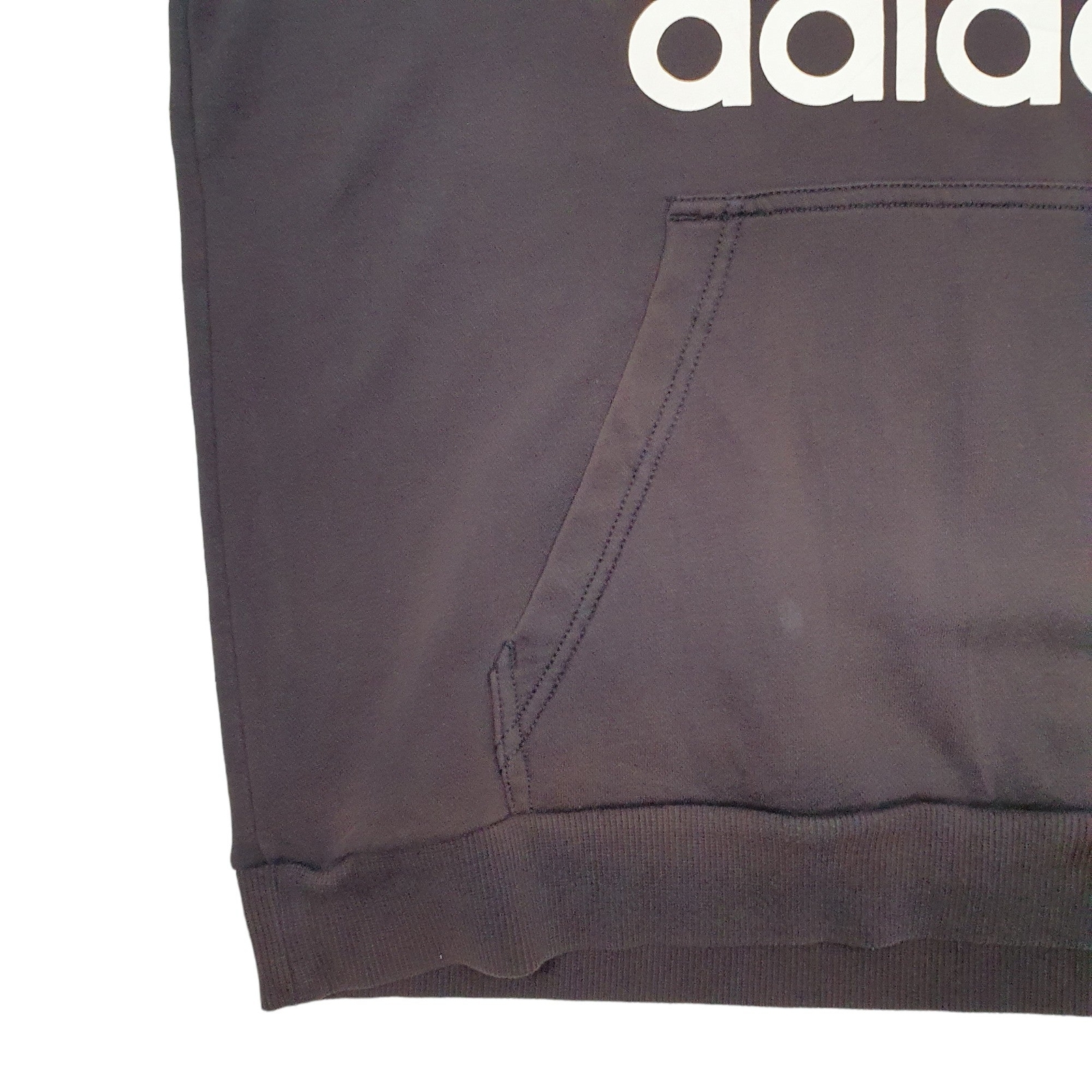 ADIDAS Hoodie Spellout Jumper Sweatshirt Mens M image 3