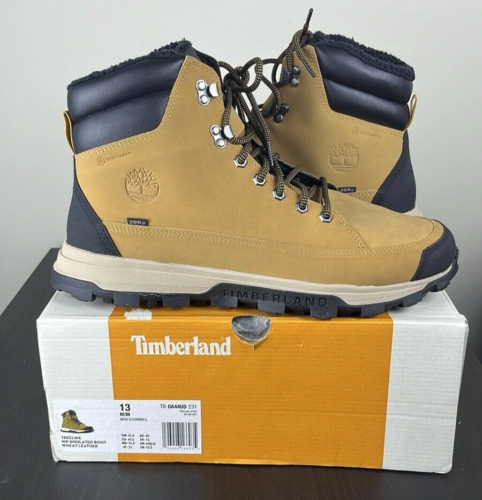 Timberland Mens Sz.13 Treeline WP Insulated Boot 0A44UD Wheat Leather Boot
