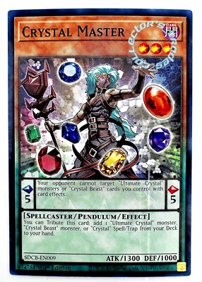 ''Crystal Master'' SDCB-EN009 (C) Yu-Gi-Oh! Legend of the Crystal Beasts