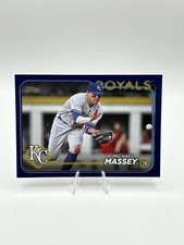 Michael Massey 2024 Topps Series 1 Blue Border #14 Kansas City Royals