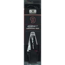 Ocean & Earth One XT Longboard Knee Black Longboard Leash - 9'