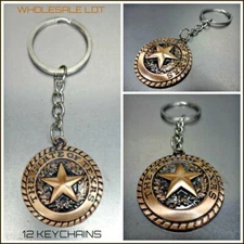 WHOLESALE LOT The State of TEXAS KeyChain Key Ring Souvenir Gift 12 Key Chains