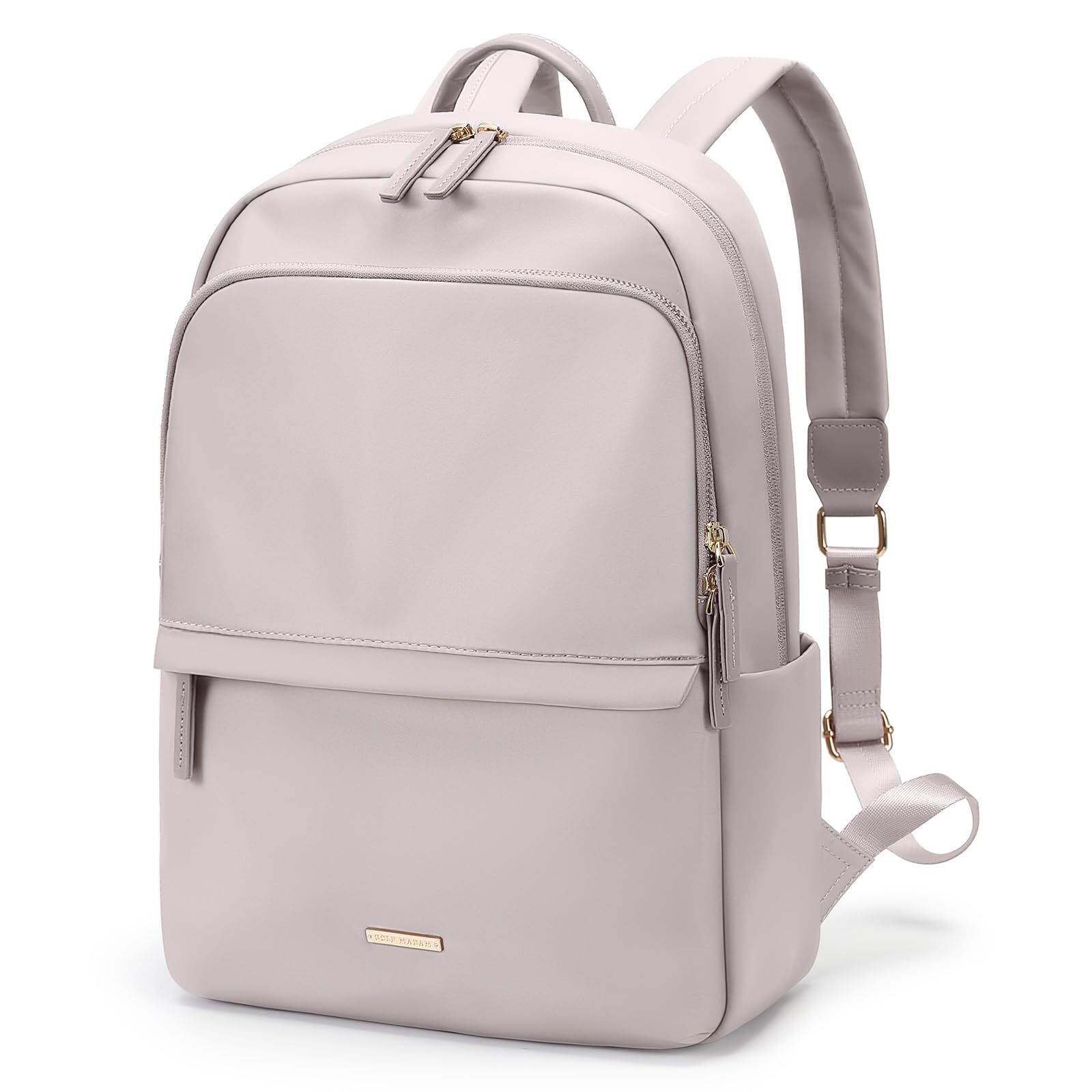 Slim Laptop Backpack for Women - Stylish Work Travel College Computer Bag-image