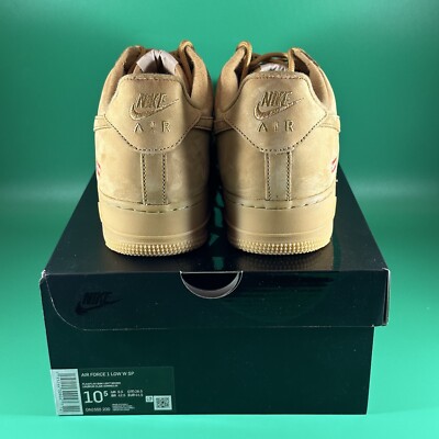 Size 10.5 - Nike Air Force 1 Low SP x Supreme Wheat 2021 - DN1555