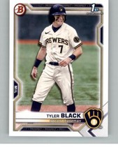 2021 Bowman Draft Tyler Black BD-200 Milwaukee Brewers