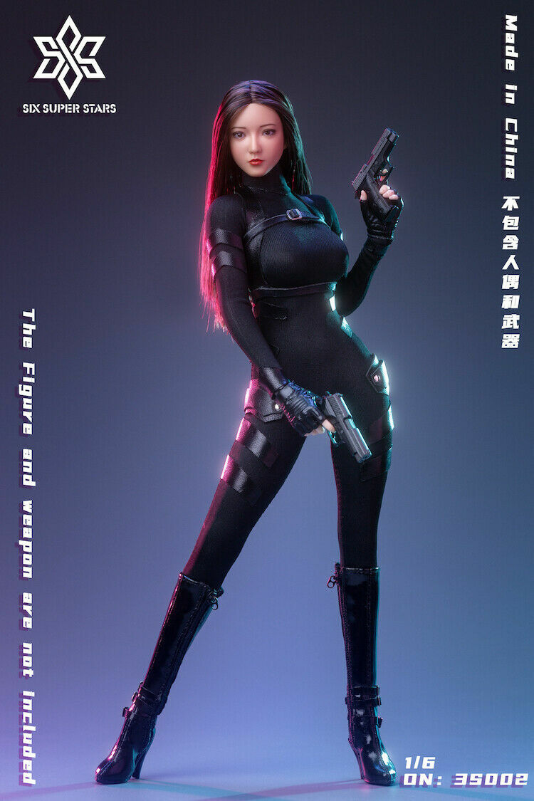 3STOYS 1/6 Female Black Combat Battle Stealth Suit 3S002