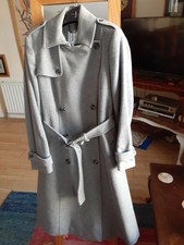 Womens Jasper Conran Grey Wool Over Coat - Size 12
