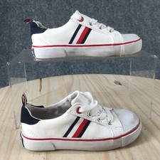 Tommy Hilfiger Shoes Child 8 Casual Lace Up Sneakers 7177974 White Faux Leather