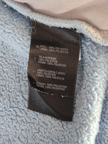 North Face Jacket Girls Large Blue Fleece Casual Pockets Lightweight Outdoors XL - Picture 12 of 14