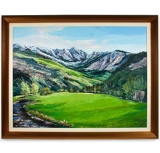 Mark King painting (1931-2014) Contemporary Art Authentic