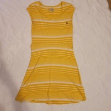 The North Face yellow & white sun dress
