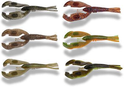4Street B-Ass Craw 7,5cm 2,4g - 5 Creature Baits, Barschköder, Kunstköder, Köder
