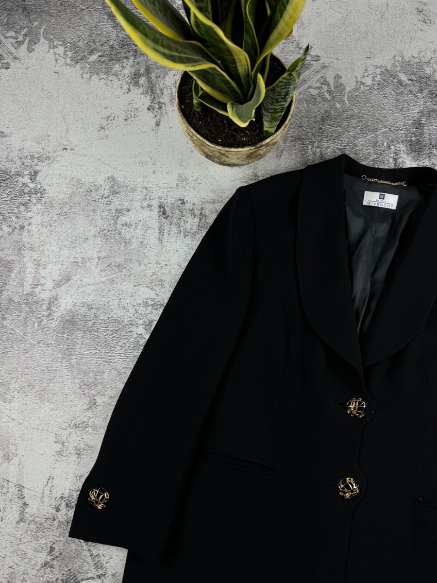 Vintage 90S En Plus Givenchy Paris Basic Luxury 90S Blazer Suit
