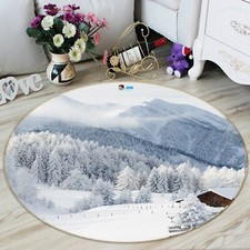3D Snow Mountain NAO5931 Game Rug Mat Elegant Photo Carpet Mat Fay