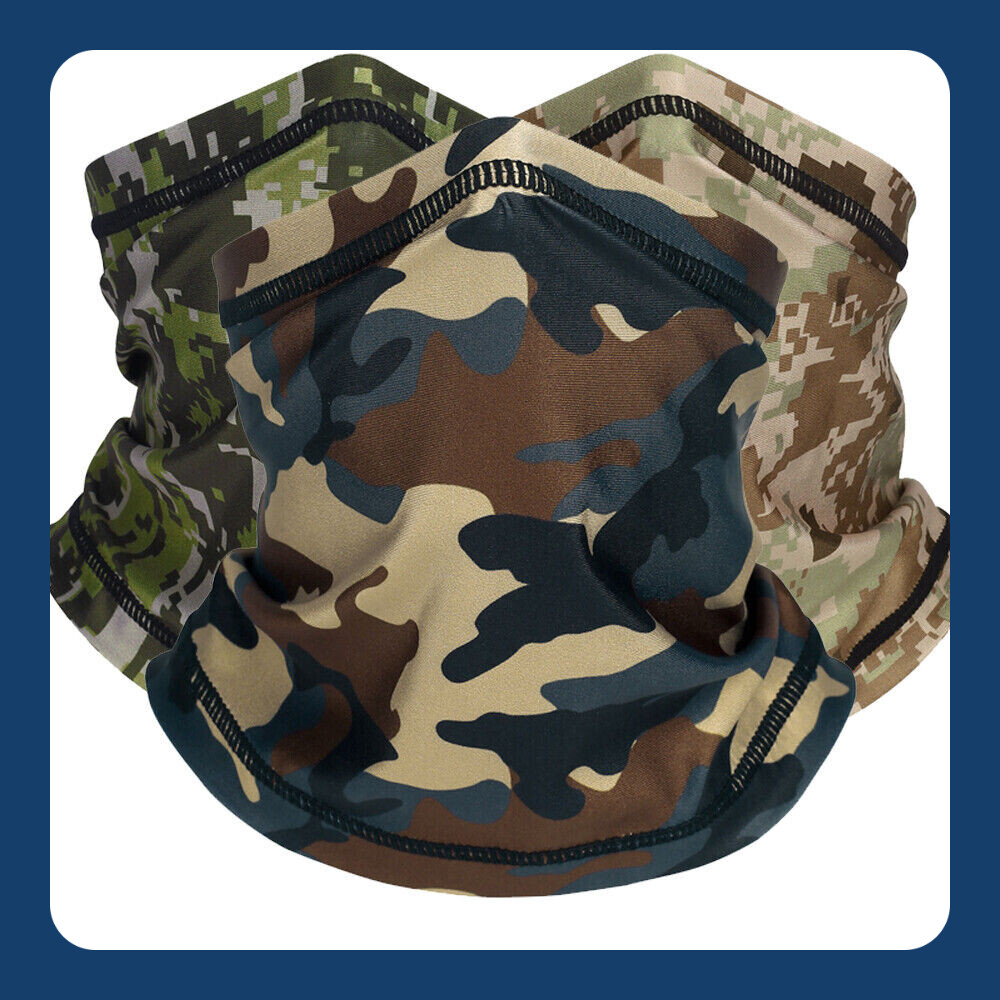Windproof Tactical Neck Gaiter Bandana Face Mask Snood Military Soft Cover-image