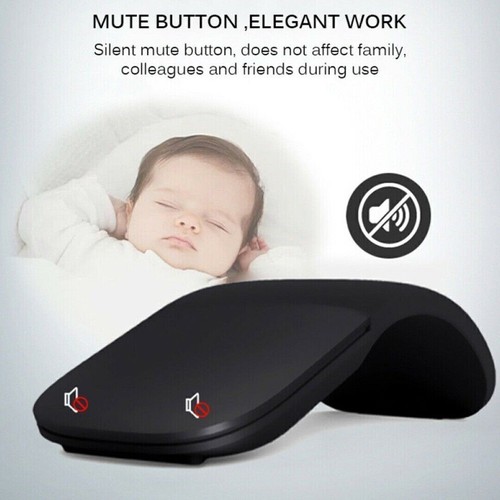 Drahtlose leise Maus für Microsoft Surface Arc Touch 3D Computer Maus USB DE - Bild 7 von 23