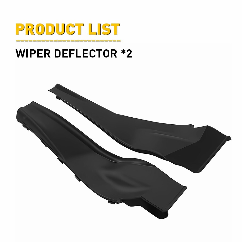 Windshield Wiper Side Cowl Extension Cover Trim For 13-15 Nissan Altima SEDAN