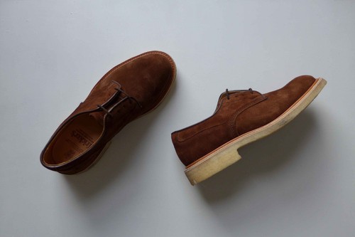 Woodstock Shoe Brown Kudu Suede - UK 