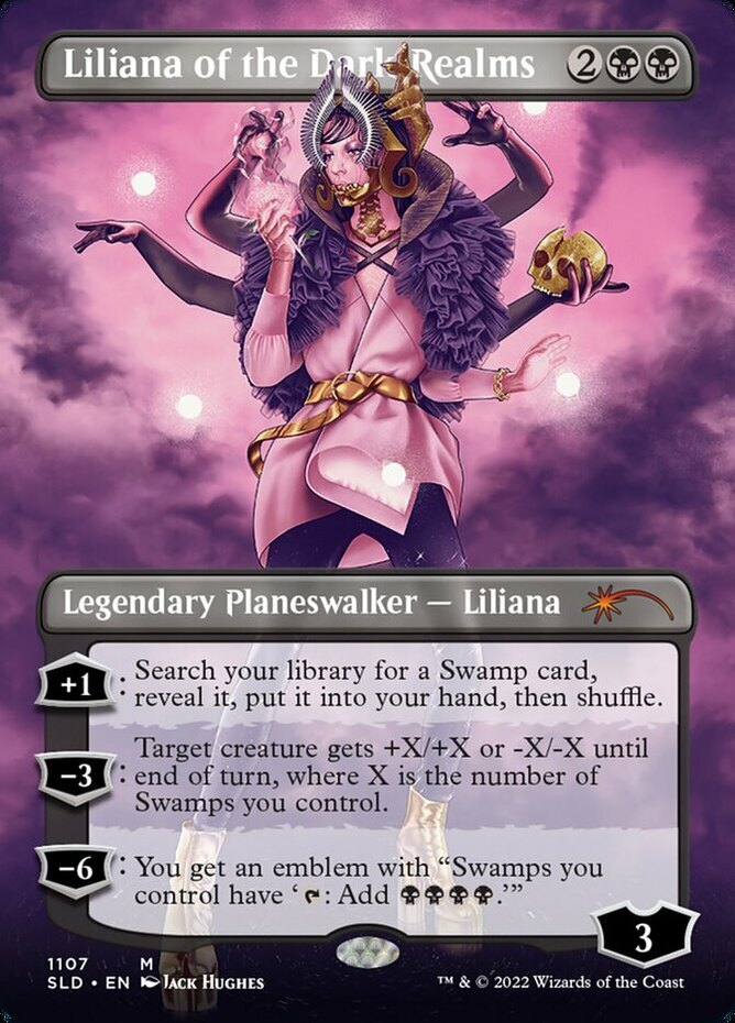 mtg all liliana cards Liliana, the Last Hope (Borderless) [Double Masters 2022] – Dumpster Cat  Games main image 0