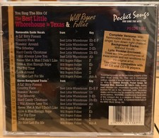 1387 BEST LITTLE WHOREHOUSE WILL ROGERS  POCKET SONGS KARAOKE CDG  LOT MI