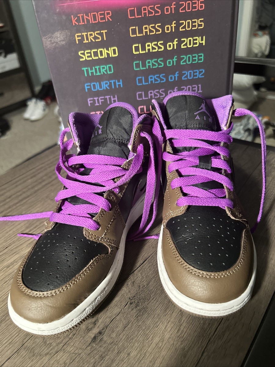 purple jordan 1 with purple laces