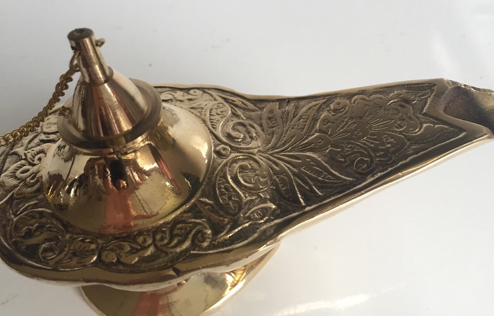 Large Aladin Genie Oil lamps Brass Magic Lamp Aladdin Middle Eastern