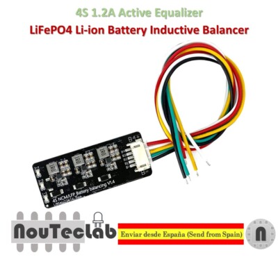 4S 1.2A Li-ion Lifepo4 Lithium Battery Active Equalizer Balancer Inductive BMS