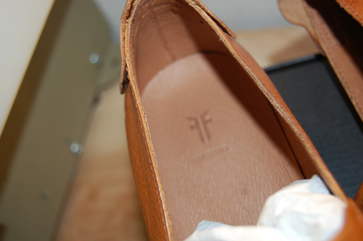 NIB Frye Mens Beacon Slip on Loafer Caramel 9.5 M Med US  display picture 3