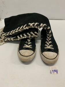 knee high lace up converse