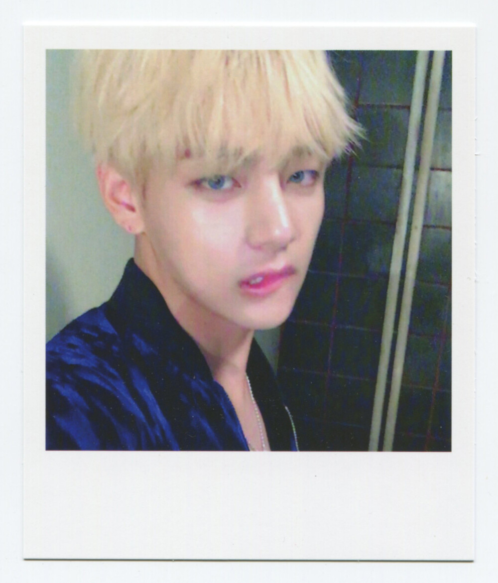 BTS - WINGS 2nd Album EXCLUSIVE OFFICIAL POLAROID PHOTOCARD