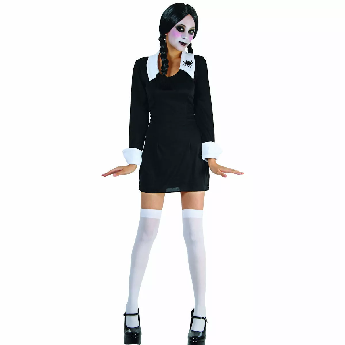 Halloween Costume, Wednesday Addams  Wednesday costume, Halloween outfits,  Wednesday addams halloween costume