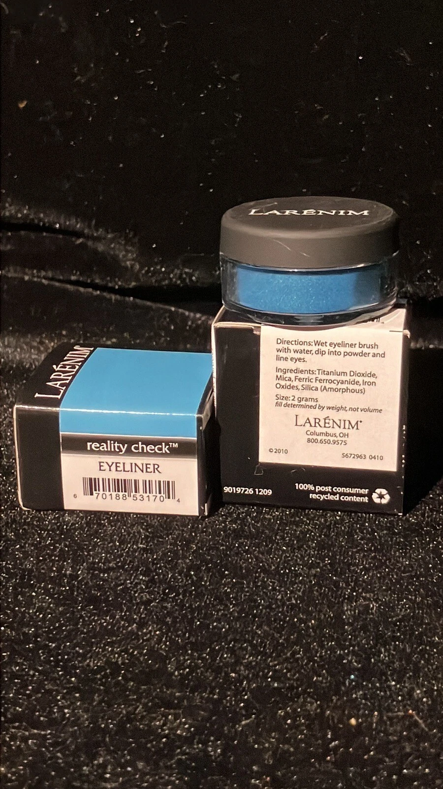 Larenim Reality Check Eyeliner Mineral Makeup Loose Powder New