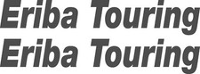 ERIBA TOURING CARAVAN | groß | Aufkleber-Decal-Grafik | vorne hinten | (BB465)