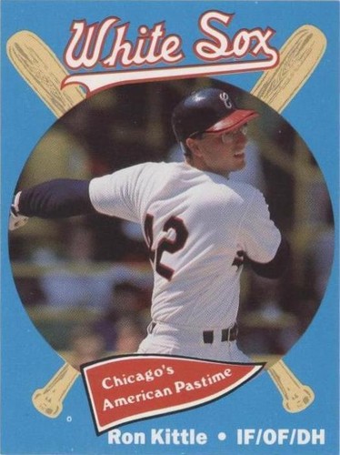 1989 Topps Traded # 62T Ron Kittle Autograph Signed Card (M