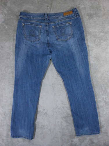 Melissa McCarthy Seven Jeans Womens Size 20 Straight Leg Blue Denim Casual - Picture 8 of 9