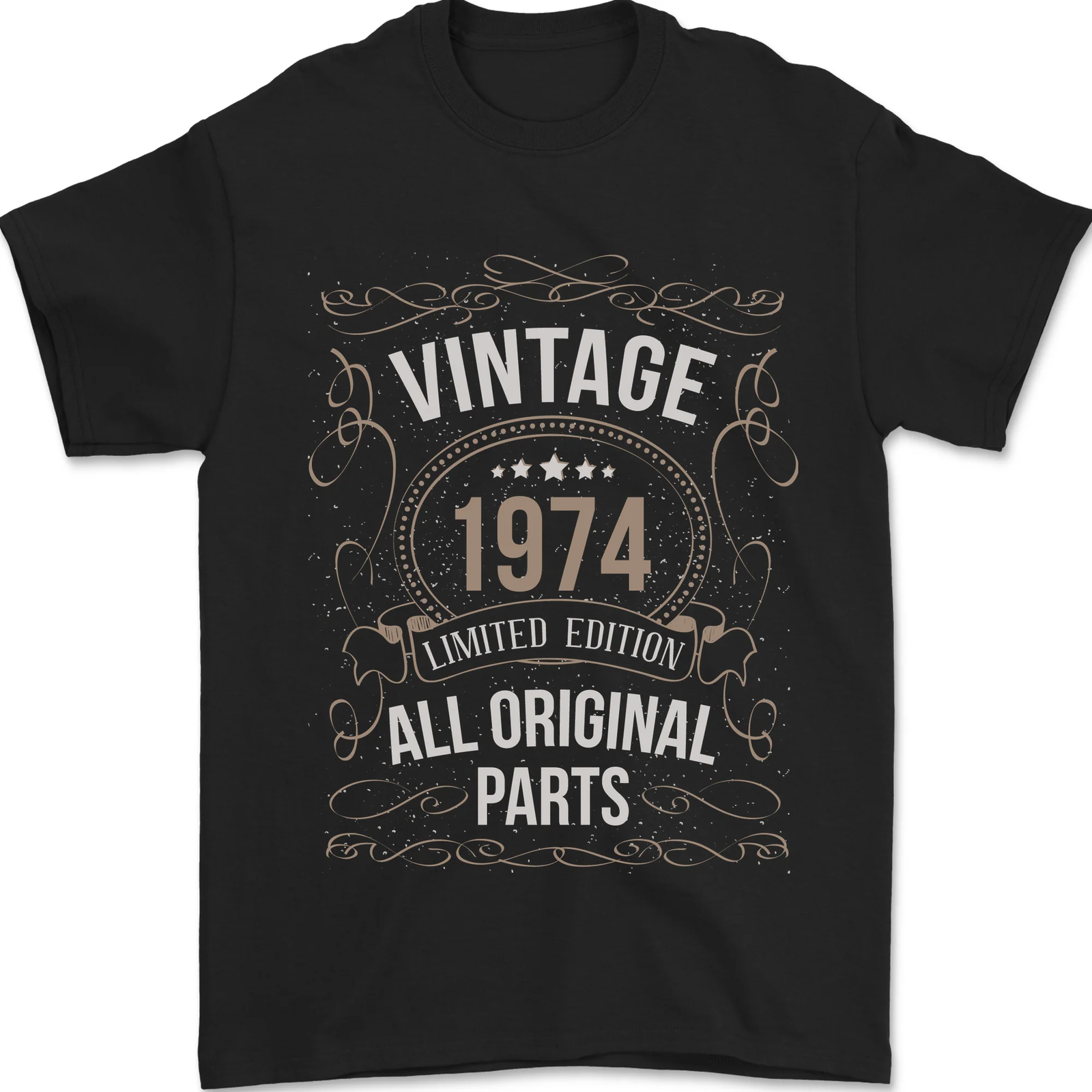 50th Birthday Limited Edition 1974 Mens T-Shirt 100% Cotton