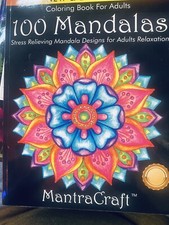 Coloring Book For Adults: 100 Mandalas: Stress Relieving Mandala Designs New