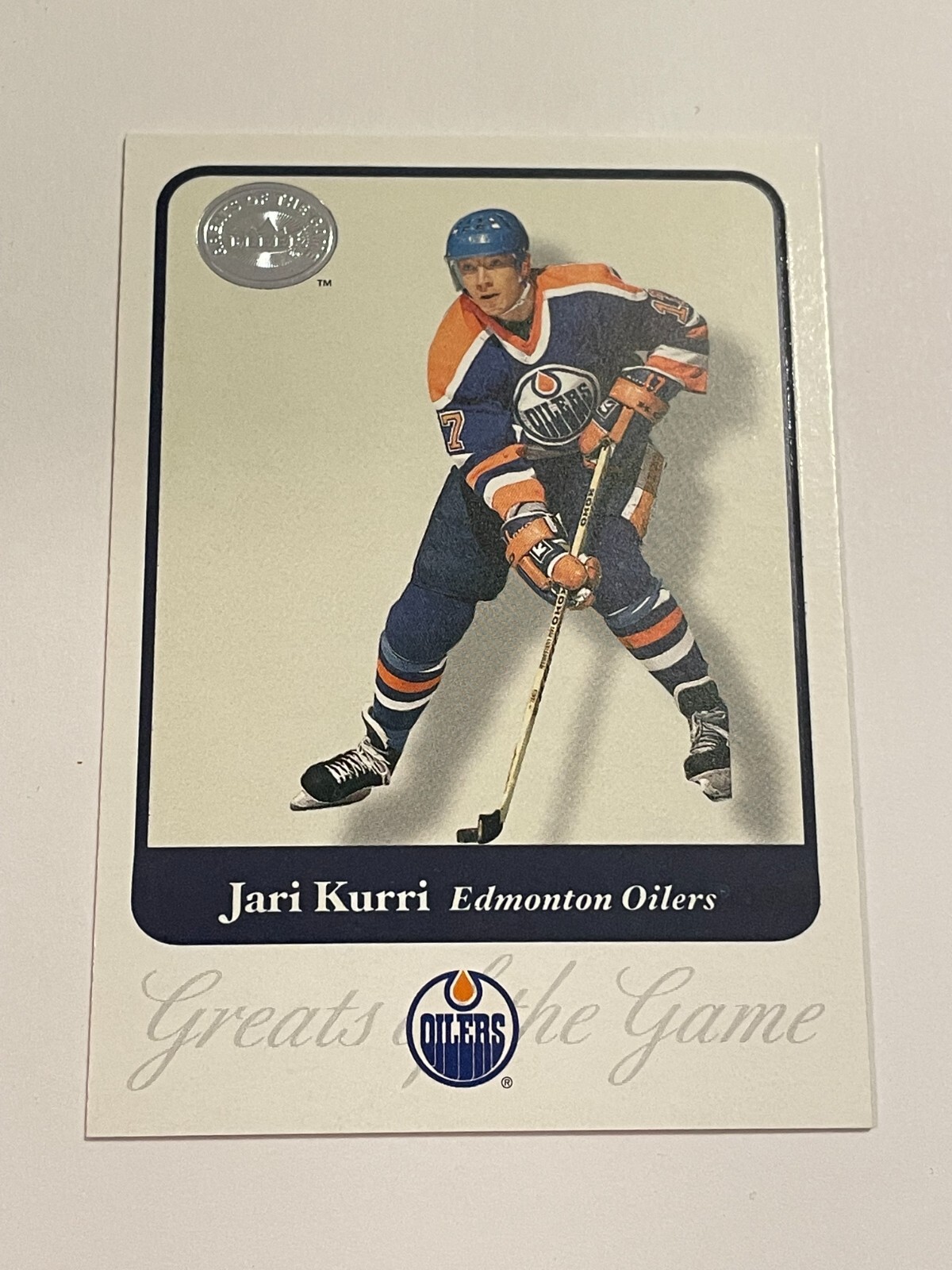 2001 Fleer Greats of the Game Hockey #86 - Jari Kurri - Edmonton Oilers