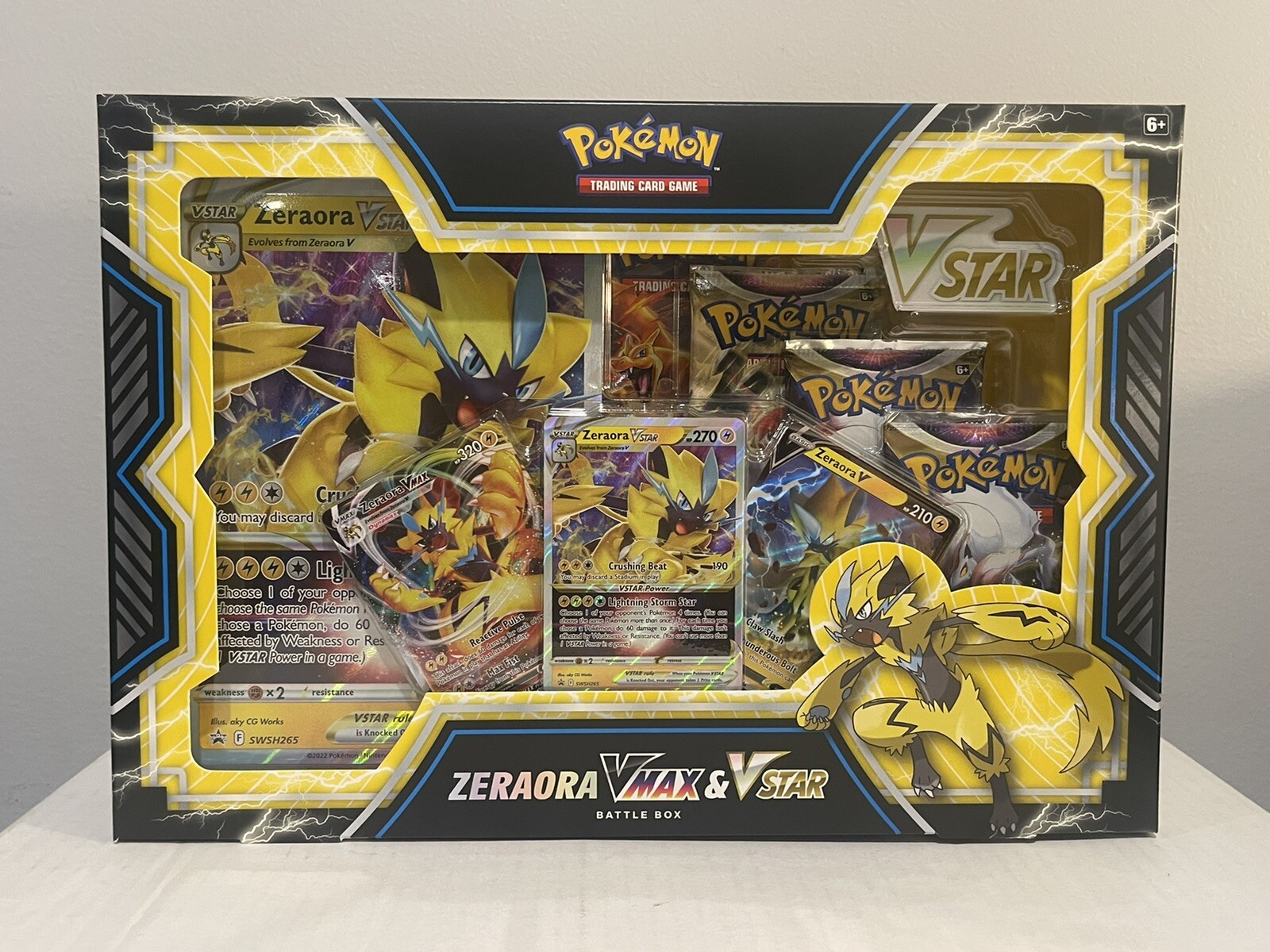 Box Pokémon Zeraora VMax e VAstro Original Lacrada Nova