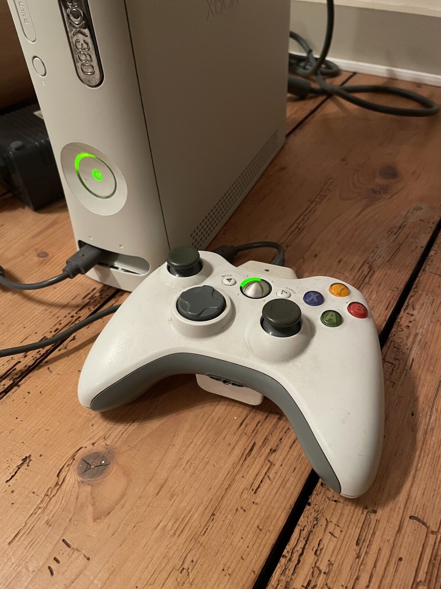 Original White Xbox 360 8GB HDD One Controller and 13 Games | eBay UK