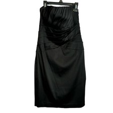 White House Black Market WHBM Cocktail Occasion Dress Black size 6